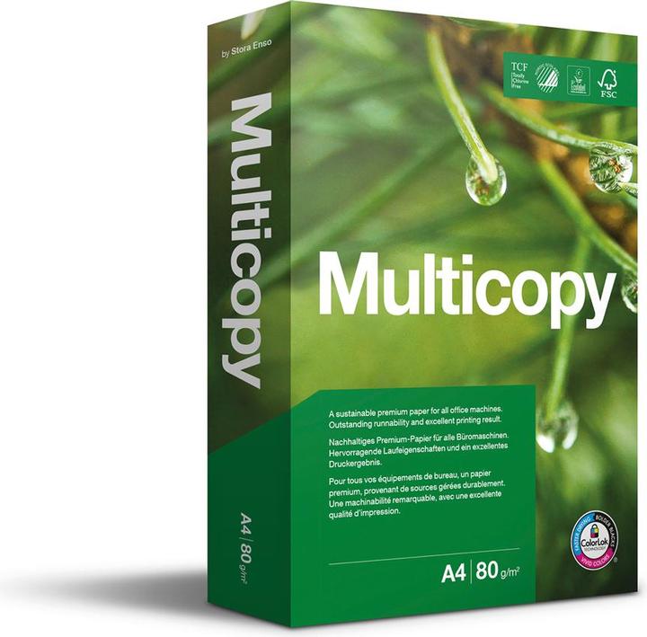Immagine prodotto Multicopy Carta multifunzione (80 g/m², 2500 x, A4)
