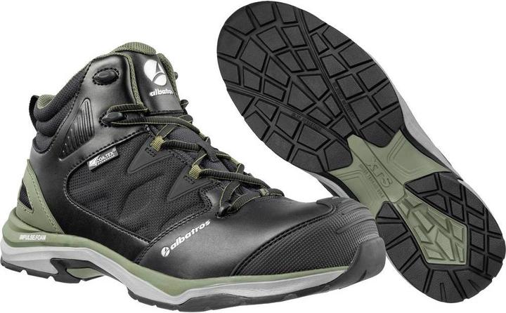 Albatros Sicherheitsstiefel ULTRATRAIL OLIVE CTX MID S3 ESD WR HRO SRC (S3, 43)