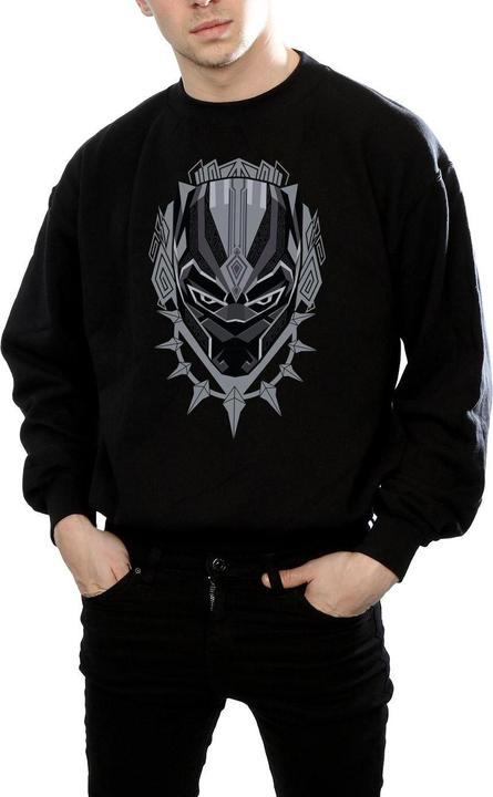 Produktbild Schwarzer Panther Kopf Baumwolle Sweatshirt (XXL)