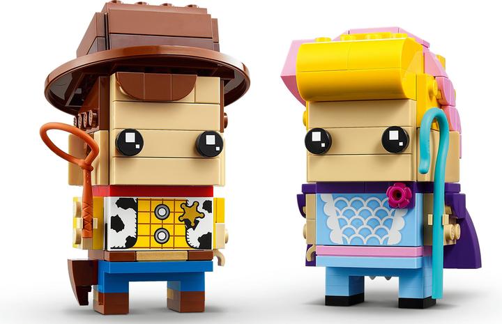 Actual product image LEGO BrickHeadz - Woody and Porcelain Girl (40553, LEGO Disney, LEGO Rare Sets)