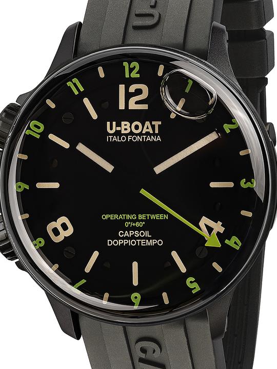 Produktbild U-Boat 8840/B Capsoil Doppiotempo DLC GMT 45mm 10ATM (Analoguhr, 45 mm)