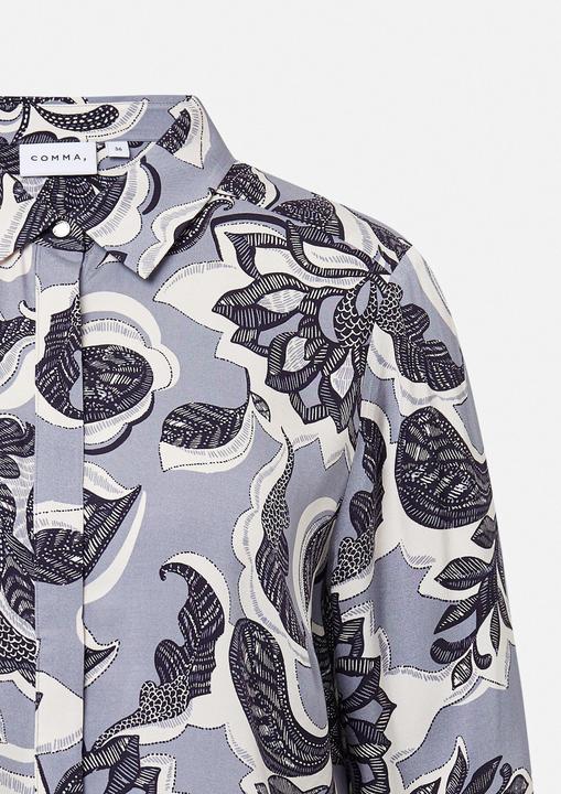 Immagine prodotto Comma Bluse Bluse mit All-over-Print und verdeckter Knopfleiste (40)