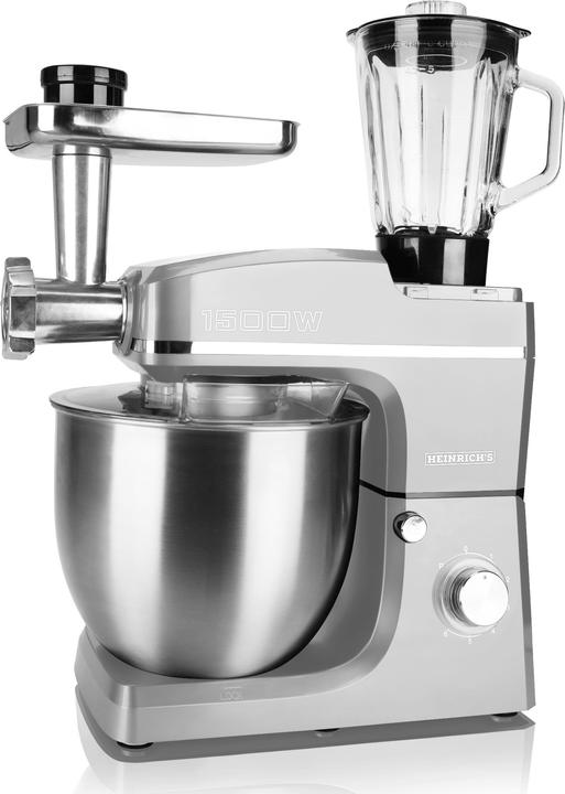 Produktbild Heinrichs HEINRICH S HKM 8083 Silber Küchenmaschine (1500 W)