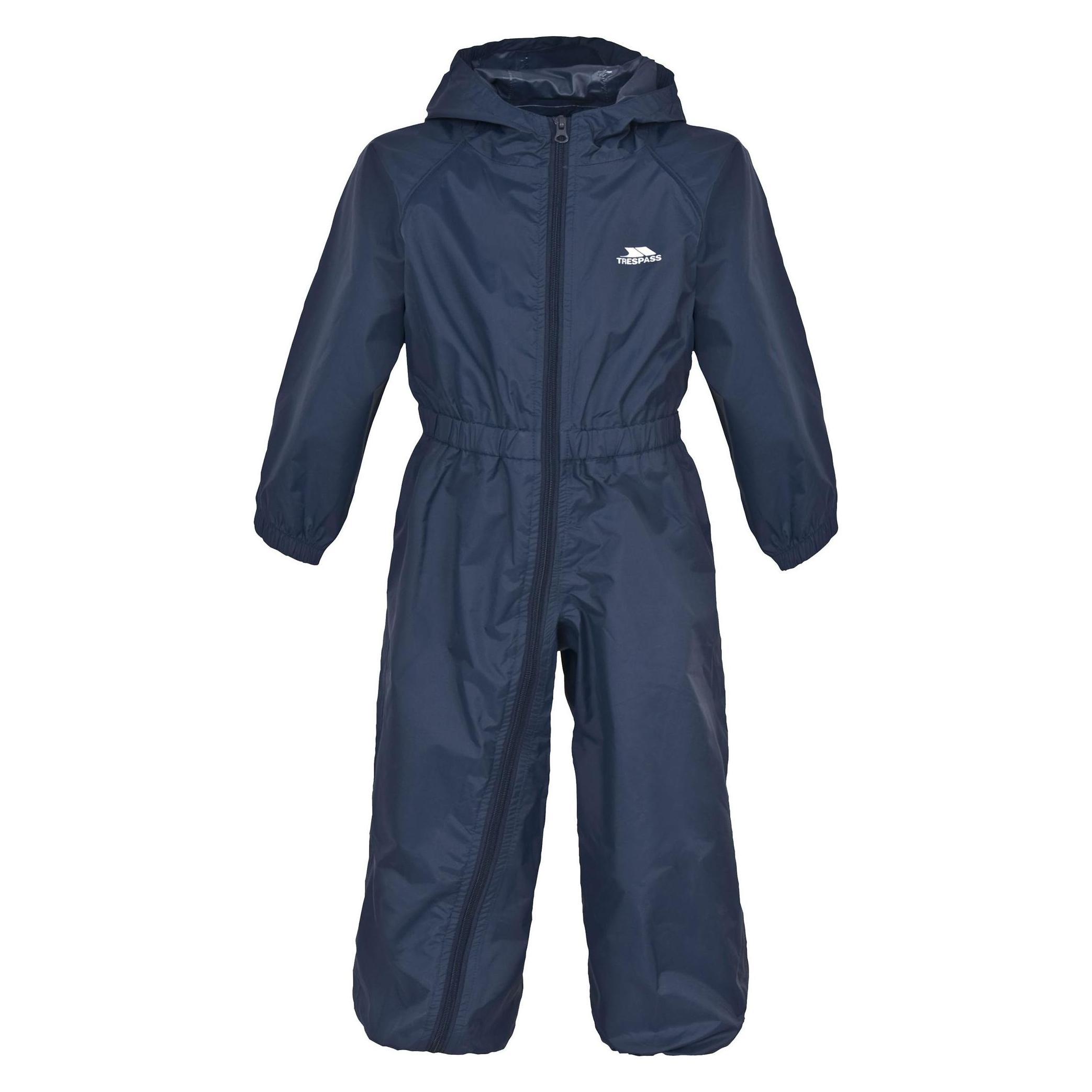 Trespass, Jungen, Skijacke, Dripdrop RegenOverall (98), Blau, 98