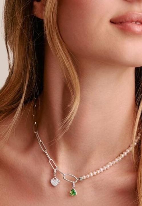 Actual product image Thomas Sabo Silber Charm Anhänger Geburtsstein August Connect (Silver, Silver 925, Sterling Silver)