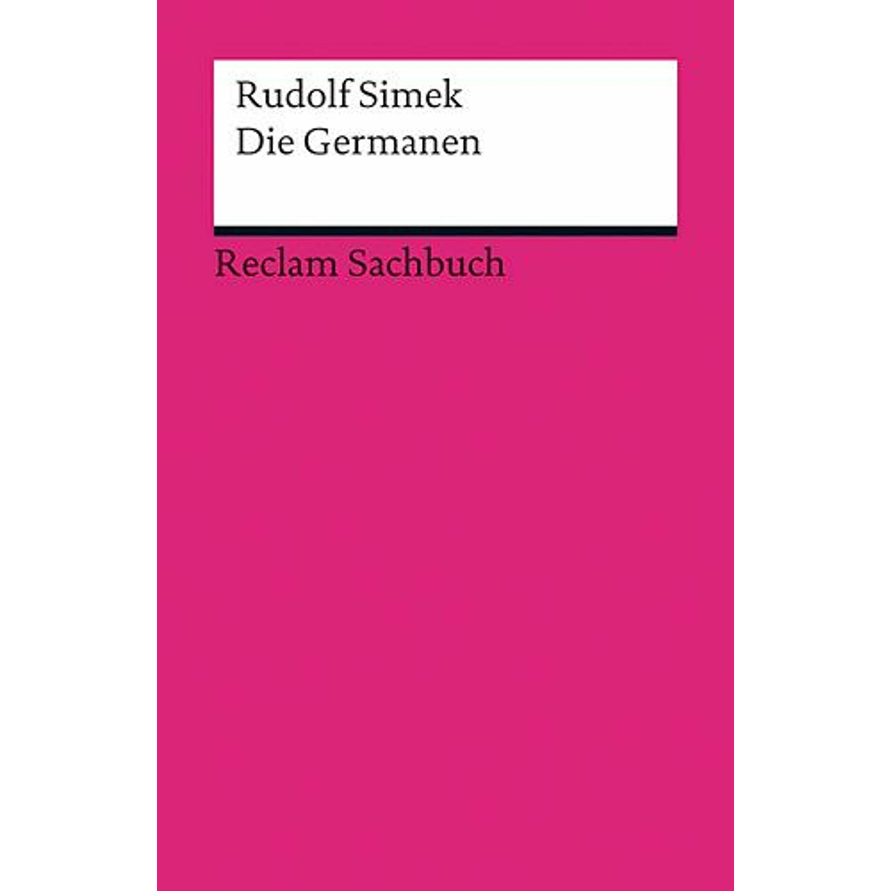 Die Germanen, Sachbücher von Rudolf Simek