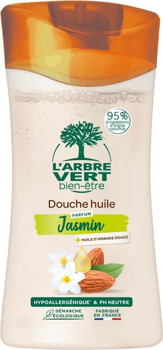 Immagine prodotto L'arbre vert Olio per la doccia Olio di mandorle dolci francese (250 ml)