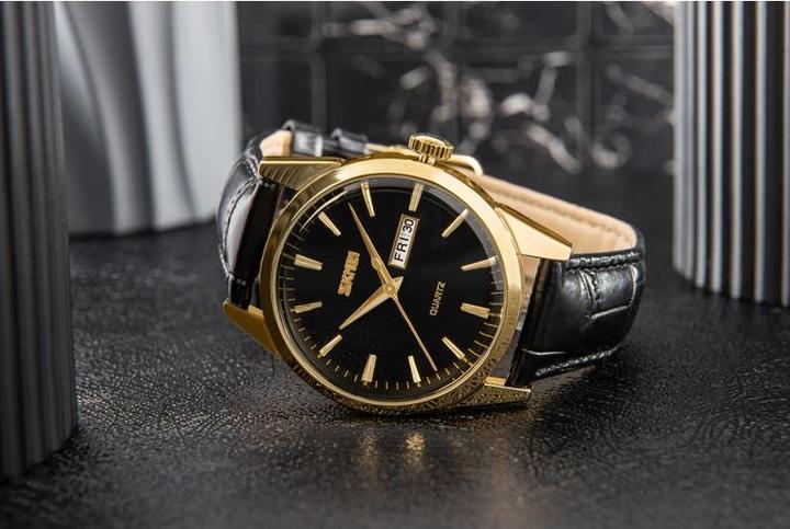 Produktbild Skmei 9073GDBK-B Herrenuhr + BOX (Analoguhr, 39 mm)