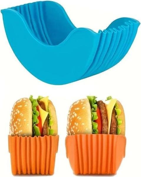 Image du produit MU Classic Porte-hamburgers en silicone Lot de 4