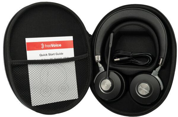 Image du produit FreeVoice Nimbus 80 Stereo ANC (Bluetooth, USB-A (Sans fil, USB-A)