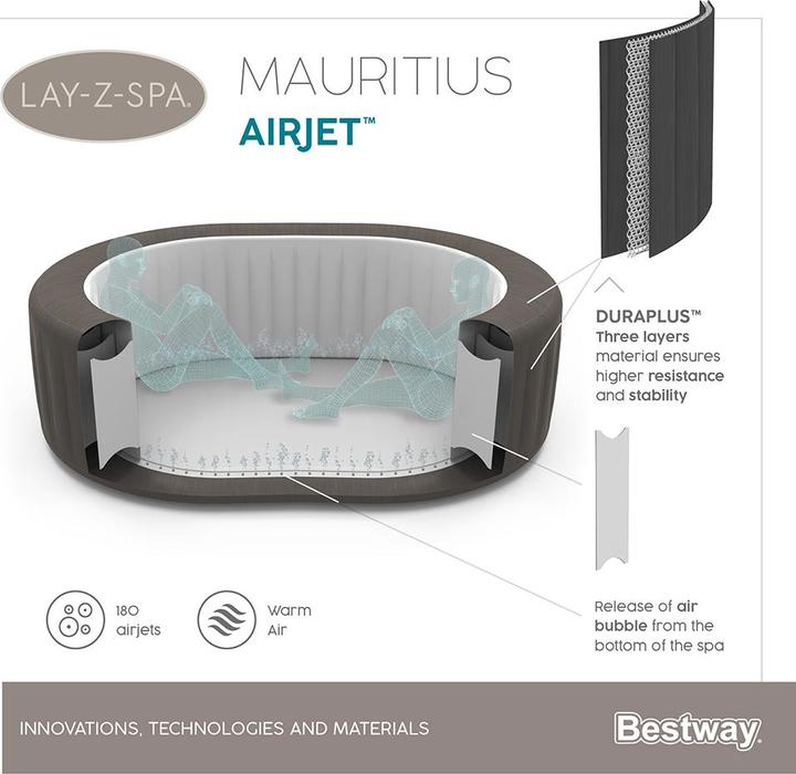 Actual product image Bestway Lay-Z-Spa Mauritius (7 pers.)