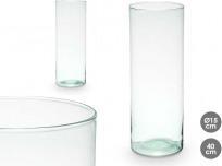 Immagine prodotto Giftdecor vaso cilindrico in vetro riciclato 15x40cm (1 x, 15 x 15 x 40 cm)