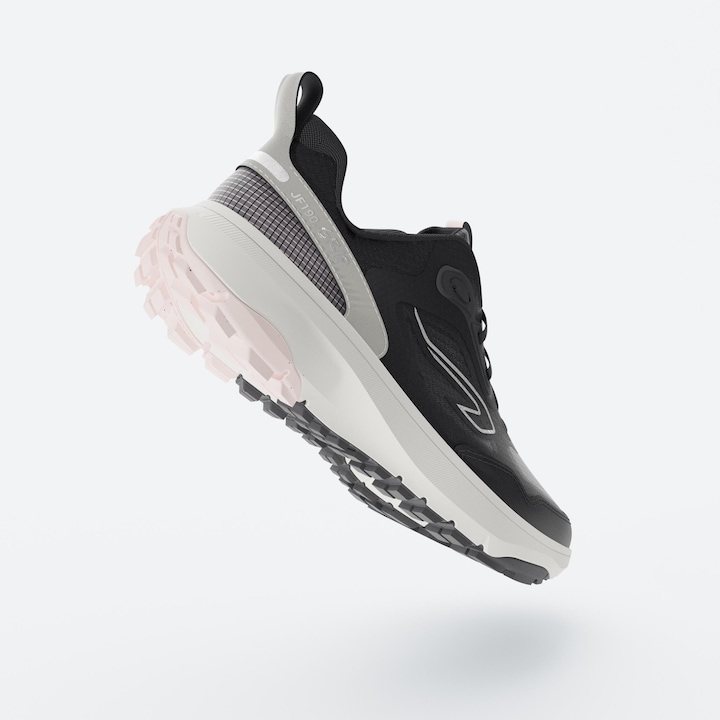 Actual product image Kalenji Kiprun JF190 Women's Running and Trail Shoes - Black/Pink (37)