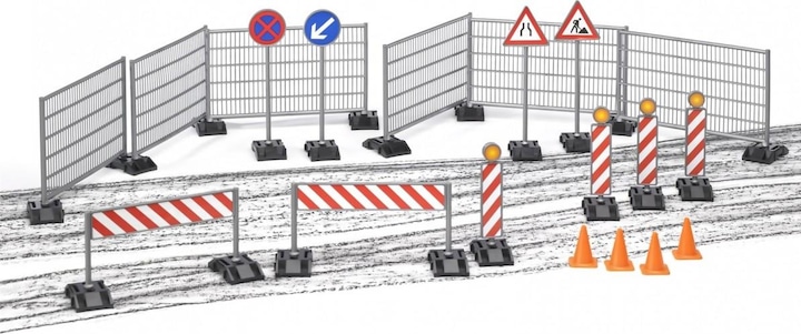 Actual product image Bruder Construction site set