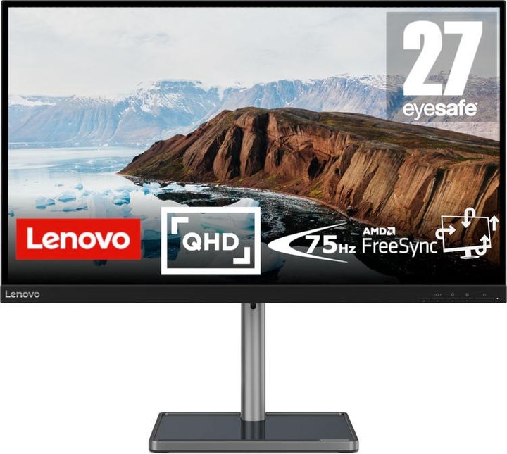 Actual product image Lenovo L27q-38 (2560 x 1440 pixels, 27")