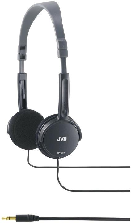 Productafbeelding JVC HA-L50 stereo hoofdtelefoon, zwart (Geen ruisonderdrukking, Bedraad)
