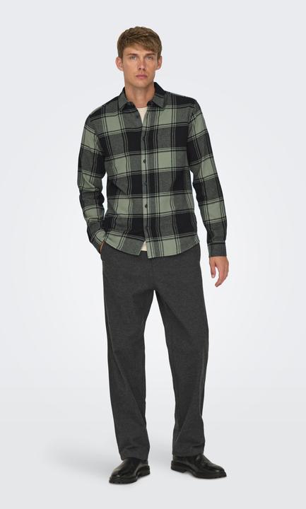Produktbild Only & Sons Slim Fit Hemdkragen Hemd Hemd (XL)