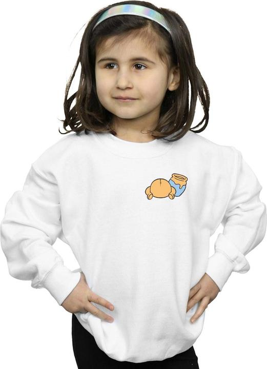 Produktbild Disney Winnie The Pooh Backside Breast Print Sweatshirt Mädchen (152, 158)