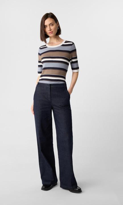 Actual product image Comma Strickpullover Kurzärmeliger Strickpullover mit dezentem Glitzergarn (40)