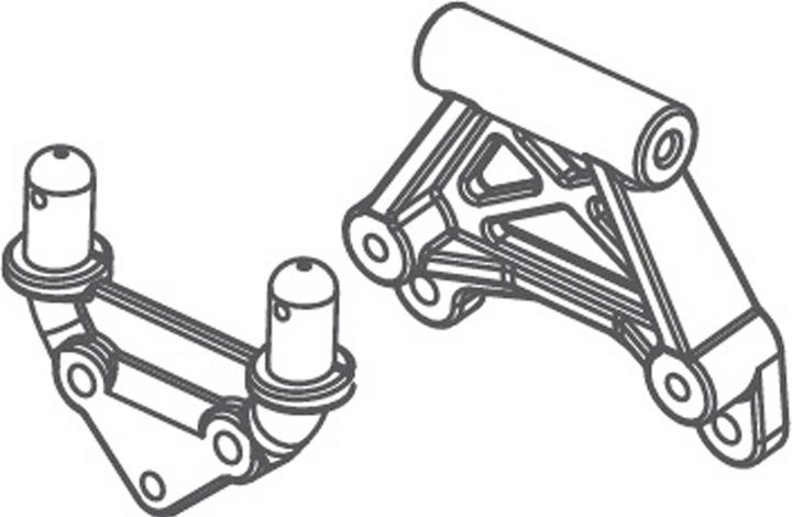 Actual product image Absima Body Post Set