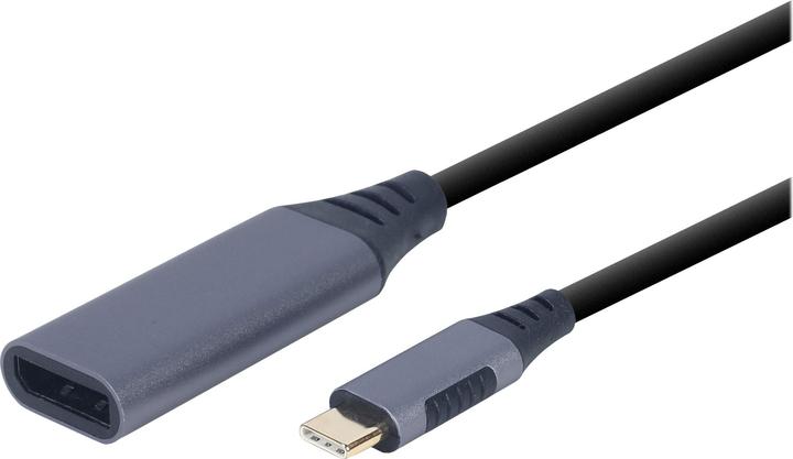 Productafbeelding Gembird A-USB3C-DPF-01 videokabeladapter USB Type-C DisplayPort Zwart, Grijs (USB Type-C, 2 cm)