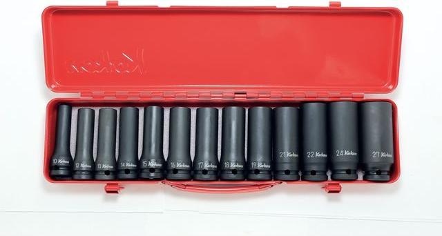 Produktbild Koken KO-KEN IMPACT-Satz 13-teilig, 6-kant, 1/2 Zoll lang (16 mm, 22 mm, 15 mm, 13 mm, 19 mm, 12 mm, 18 mm, 21 mm, 17 mm, 14 mm, 27 mm, 24 mm, 10  mm)
