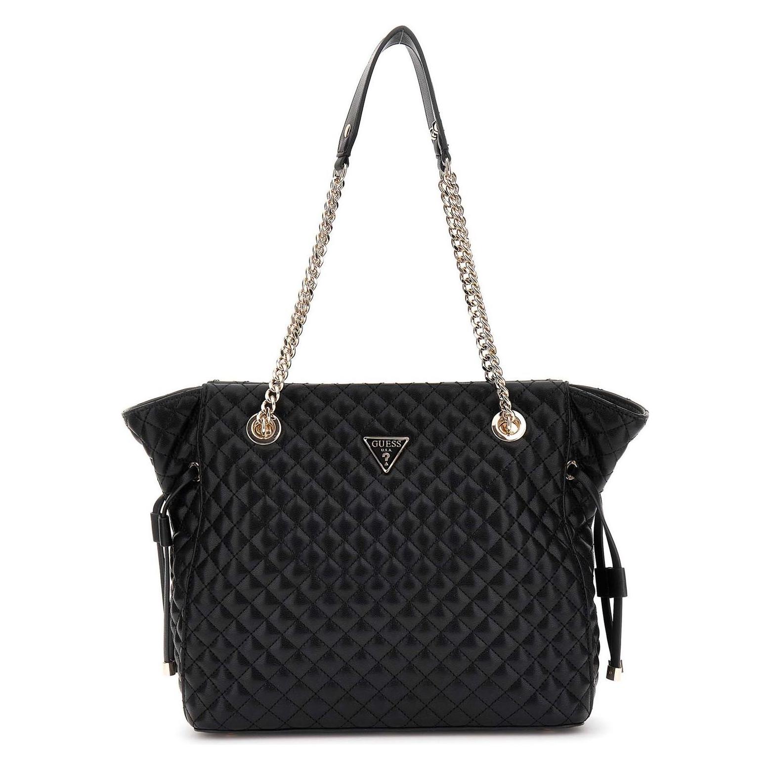 Guess, Damen, Handtasche, Everlee Tote, Schwarz