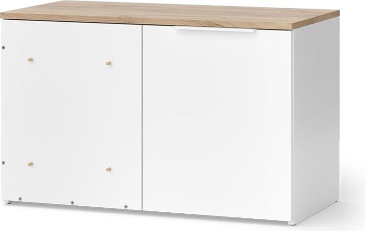 Sonoma oak, White, White/Sonoma