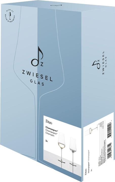 Produktbild Zwiesel Champagnerglas Duo 77 2 Stück (378 cl, 2 Gläser, Sektgläser)