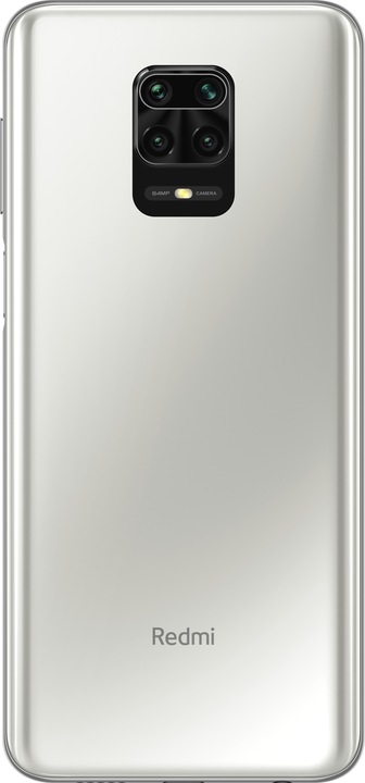 Produktbild Xiaomi Redmi Note 9 Pro (64 GB, Glacier White, 6.67", Dual SIM + SD, 64 Mpx, 4G)