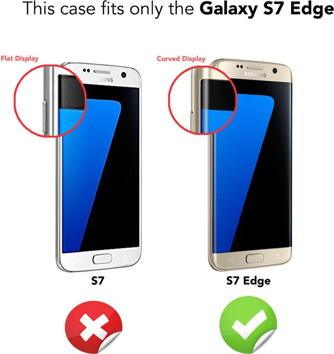 Actual product image Nalia 360 degree cell phone case (Samsung Galaxy S7 Edge)