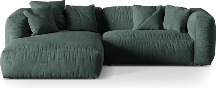 Micadoni Canapé D'Angle Gauche Modulaire, "Martina", 2 Places, 283x176x75 Fabriqué en Europe (Canapé d'angle)
