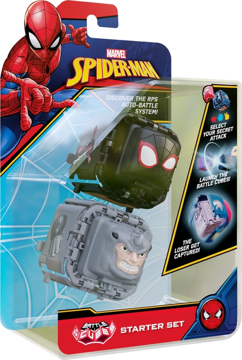 Boti Marvel Spiderman Battle Cube - Miles Morales gegen Rhino