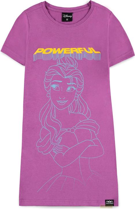 Immagine prodotto Difuzed Disney Principessa senza paura (bambini) - Vestito con maglietta a maniche corte per bambine Belle (158, 164)