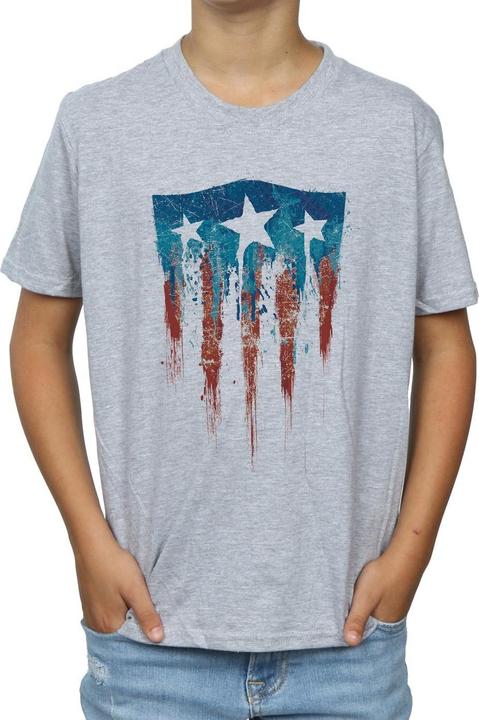 Produktbild Captain America Flag Shield TShirt Jungen (128)