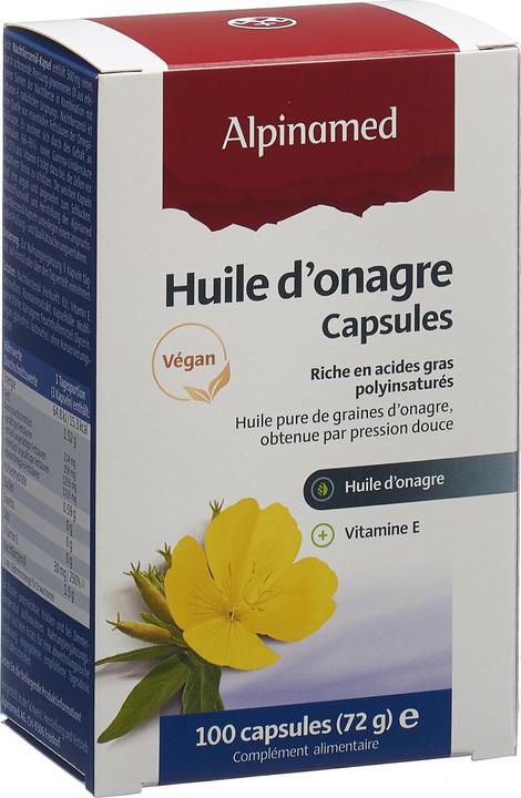 Actual product image Alpinamed Evening primrose oil (120 Piece, Capsules, 112 g)