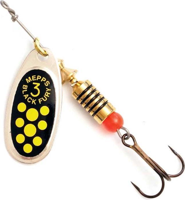 Actual product image Mepps Black Fury, Barbless
