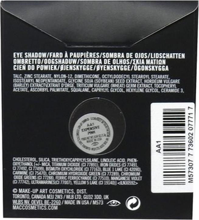 Produktbild MAC Cosmetics Eye Shadow / Pro Palette Refill Pan (Expensive Pink)