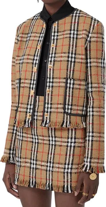 Burberry Vintage Check Motif Jacket
