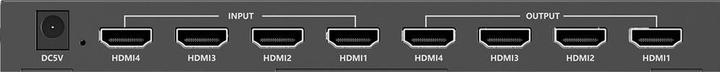 Actual product image Value HDMI 4x4 matrix switch, 4K60Hz