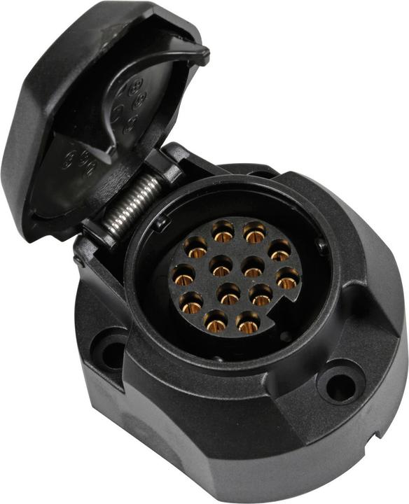 Actual product image Lampa Trailer socket 13-pin with contact for fog light