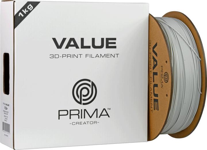 Produktbild Prima Creator PrimaValue PLA+ (PLA, 1.75 mm, 1320 g, Grau)