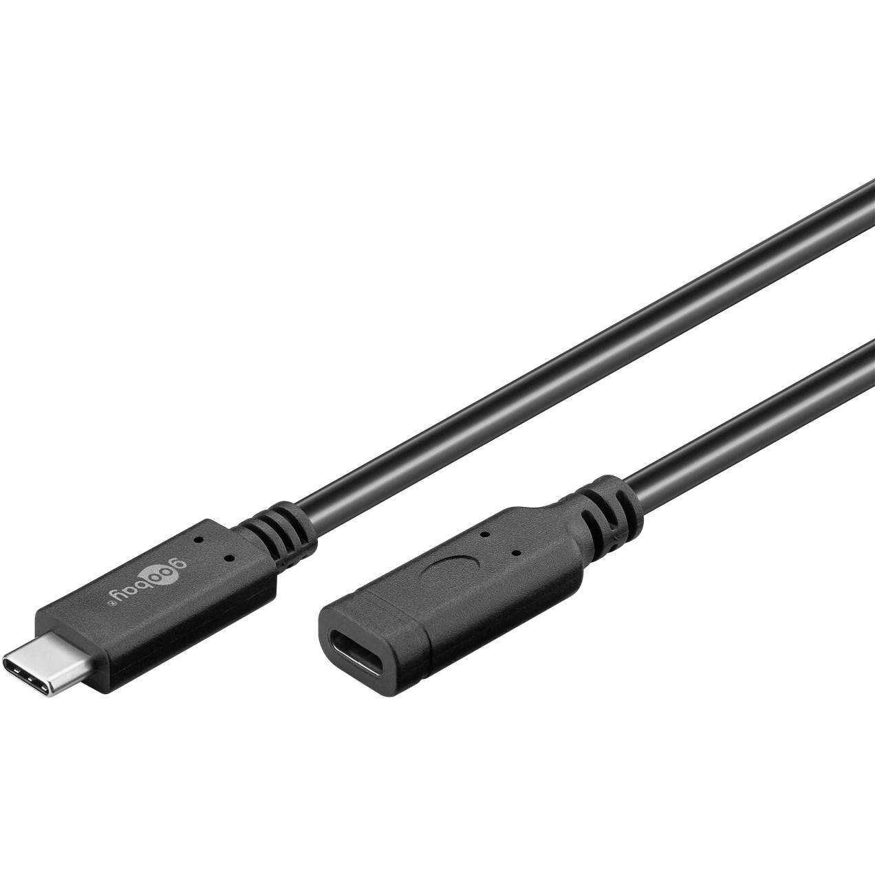 Thumbnail - Goobay USB C — USB C (1 m, USB 3.2 Gen 2), USB Kabel