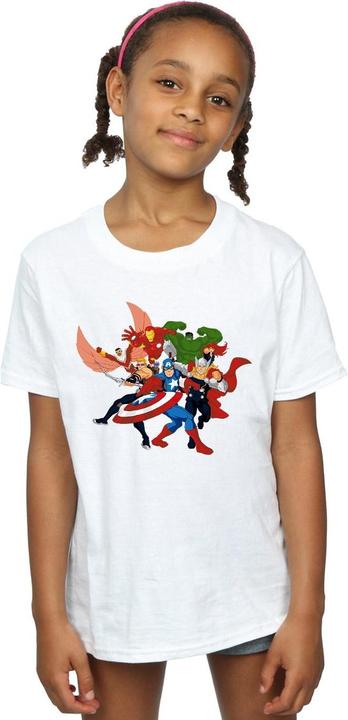 Produktbild Avengers Assemble Comic Team TShirt Mädchen (128)