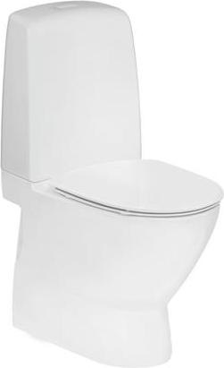 Geberit IFØ Spira Art toilet model 6240 med S-lås og uden skyllerand. Til limmontering.