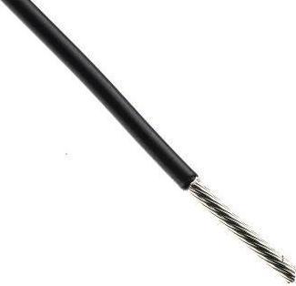 Actual product image TE Connectivity Black flexlite equipment wire.1.50sq.mm
