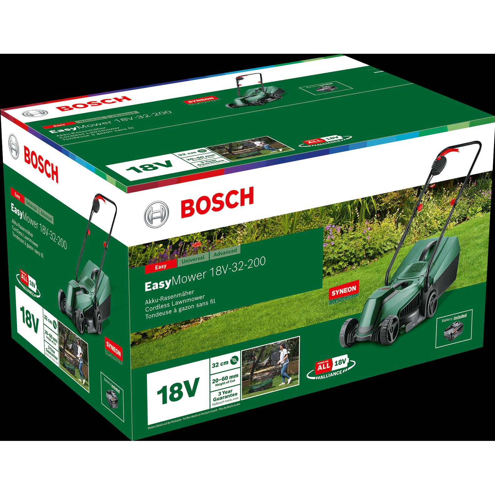 Thumbnail - Bosch Home & Garden, Rasenmäher, EasyMower 18V-32-200 (Akkubetrieb)