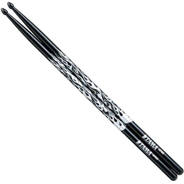 Thumbnail - Tama 7A-F-BS Drumsticks Japan Oak Silver Fire (Schlagzeug), Drumsticks + Schlägel, Schwarz