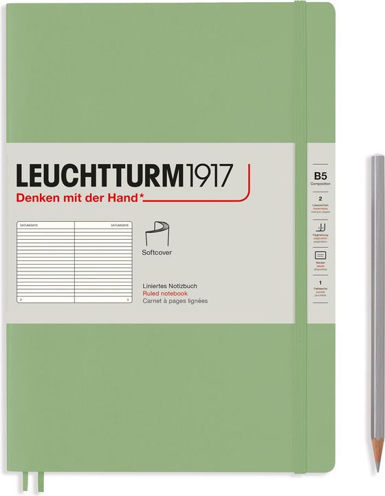 Image du produit Leuchtturm1917 Composition (B5, À rayures, Couverture souple)