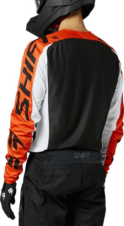 Image du produit Shift Jersey White Lbl Fade Blk/Wht/O (XL)